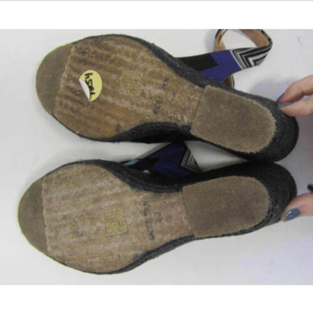 Missoni Wedge Espadrilles W/ Pattern Sz 40 - image 7
